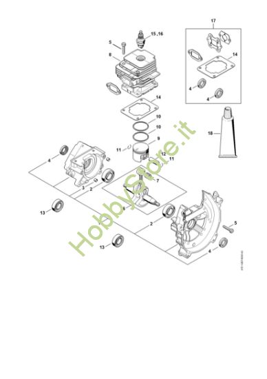 Picture of Carter albero a gomito, cilindro BT 230